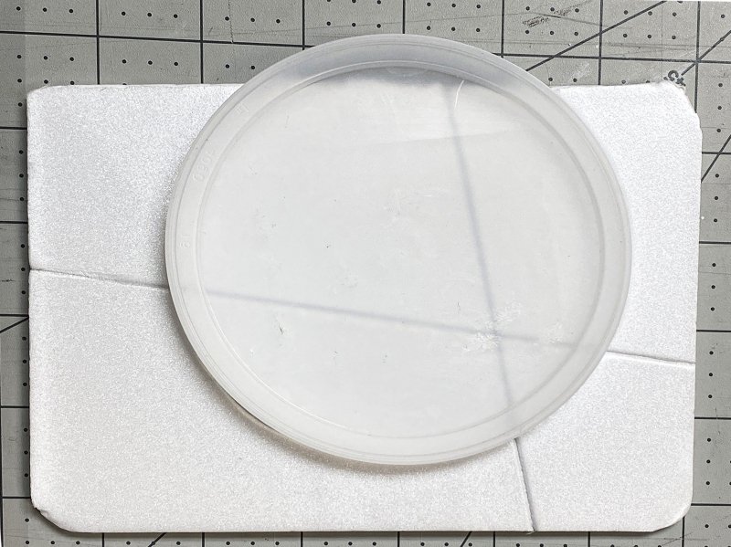 Tracing circle lid