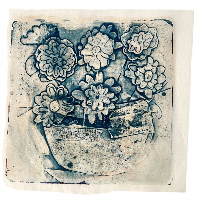 15 Emilie. Monoprint 