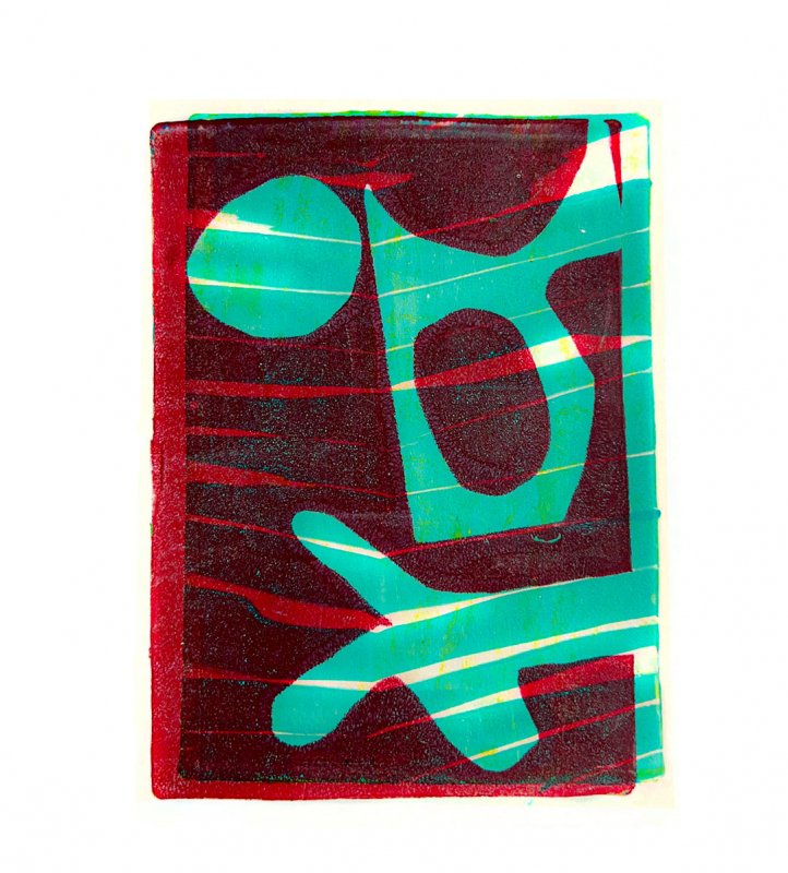 05 BFD, layered print with stencils
