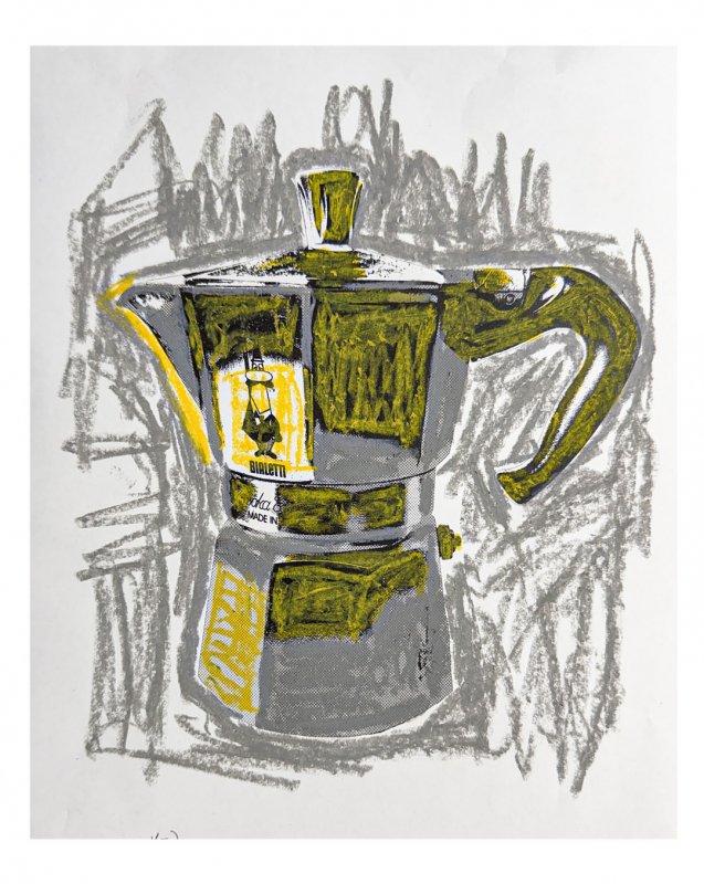 05 BFD, photo copy with oil pastel