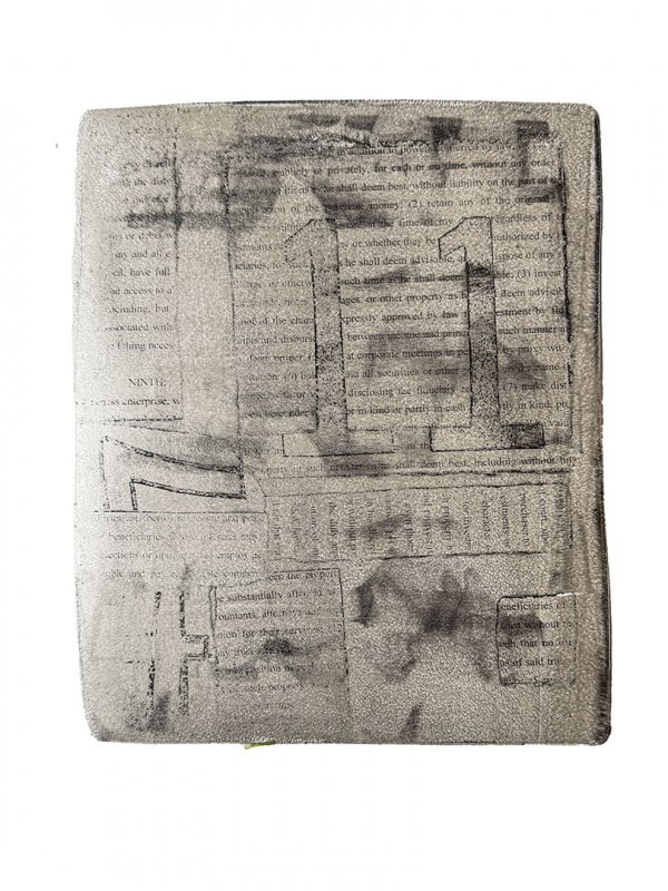 31 Kathleen Fowler, print with text